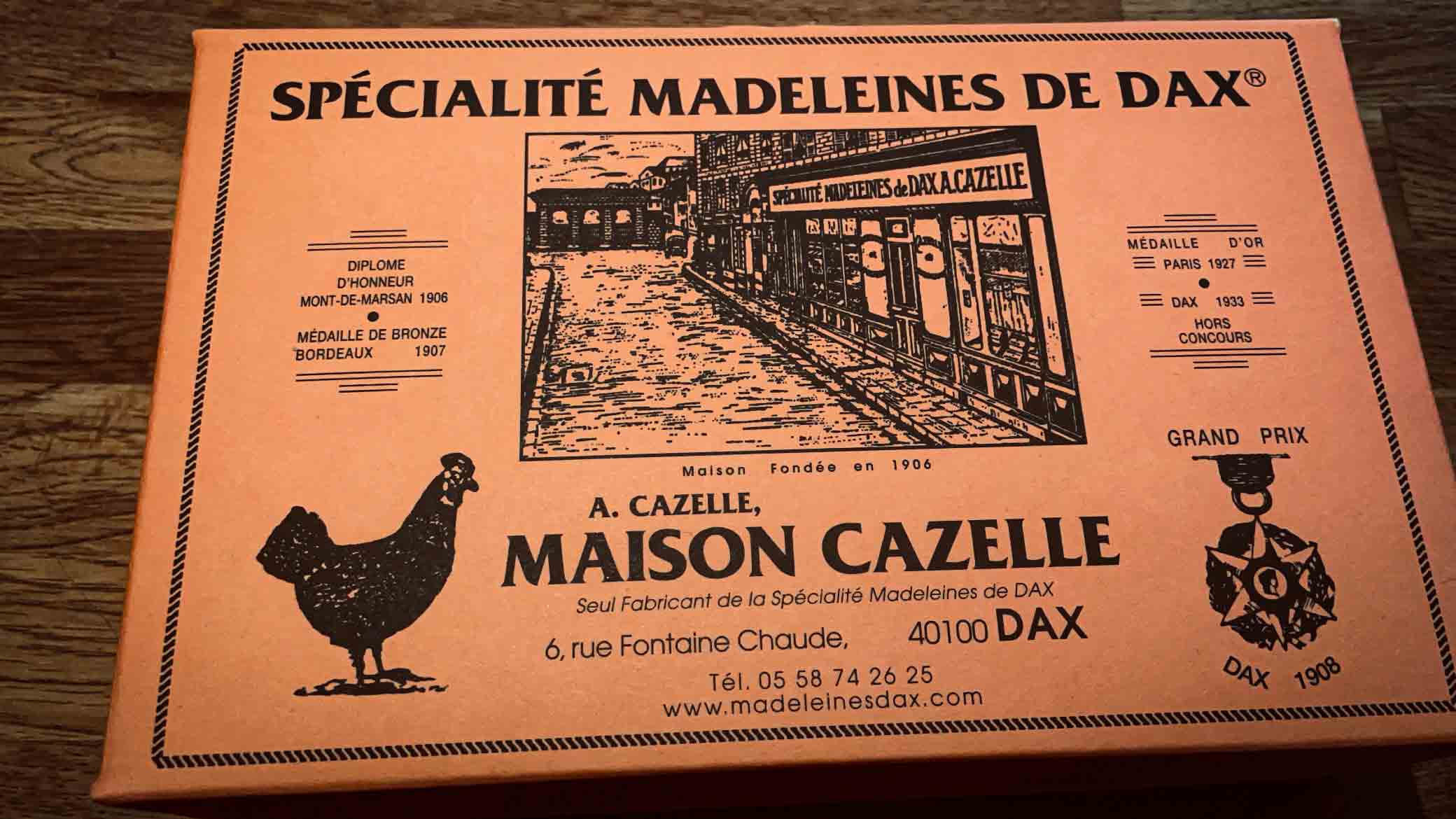 Madeleine de Dax Maison Cazelle